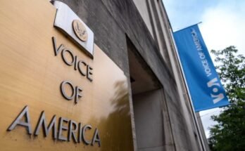 Il quartier generale di The Voice of America a Washington, DC, giovedì 29 maggio 2025.