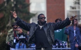 Sean "Diddy" I pettini si sono verificati nel 2023 al Yardfest della Howard University di Washington, DC
